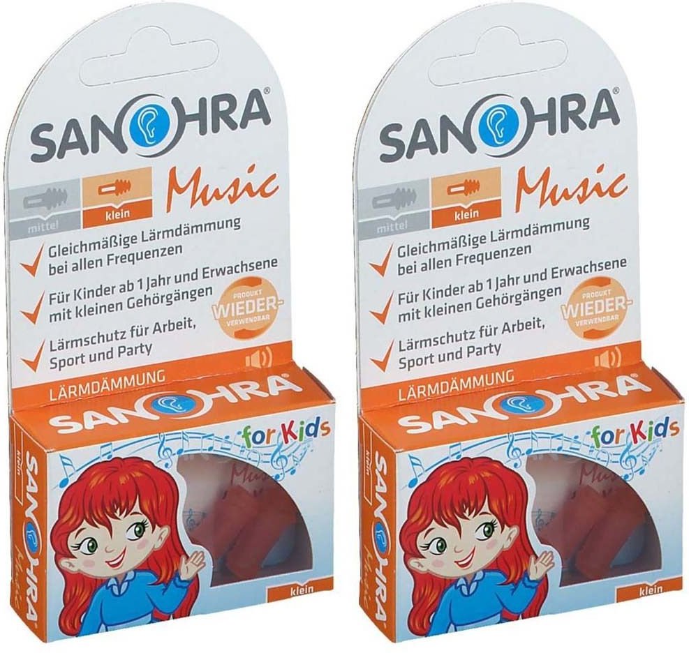 Sanohra Music F Kinder x2 2x2 St Ohrstöpsel
