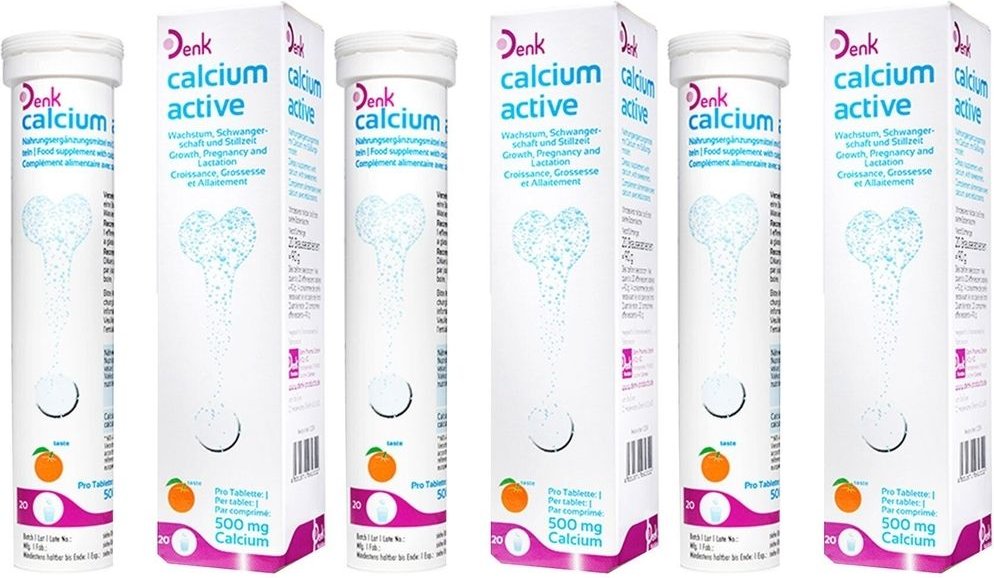 Calcium Active Denk 500 mg Brausetabletten 3x 3x20 St