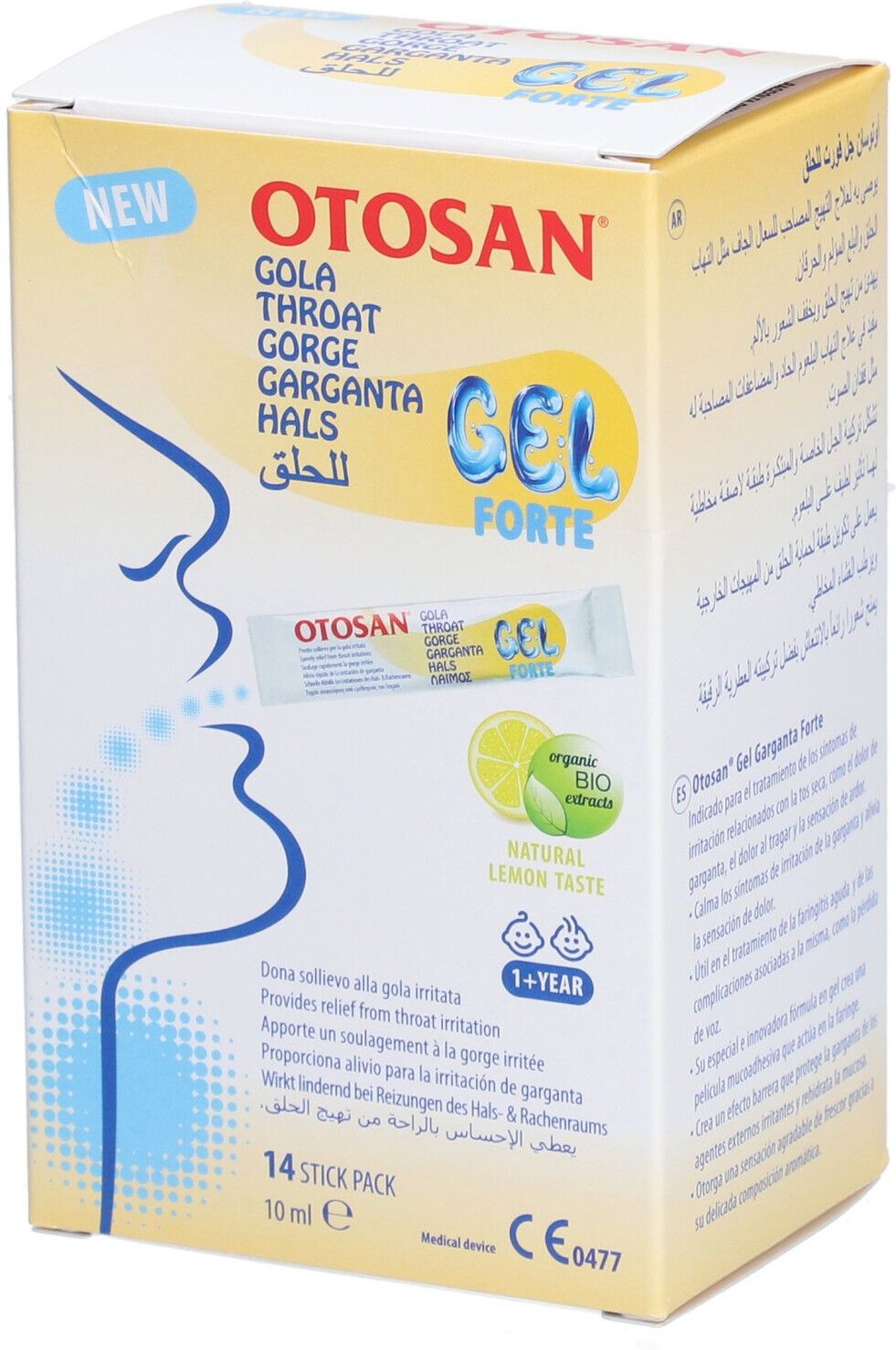 Otosan Hals- und Rachengel Forte 14x10 ml Gel