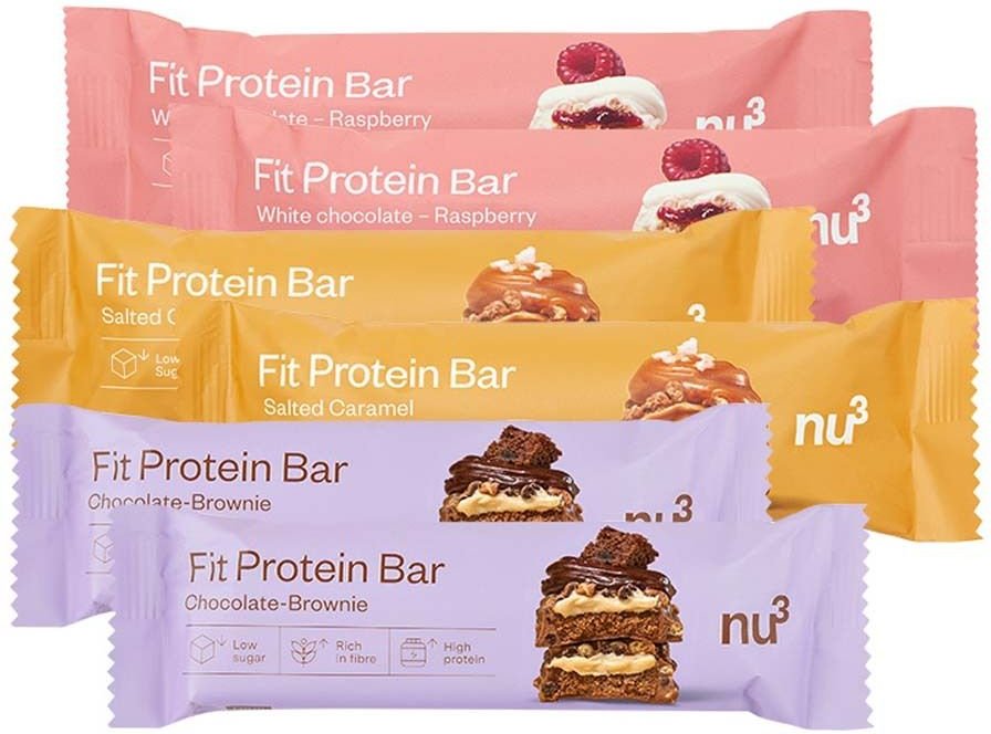 nu3 Fit Protein Bar, Mix 6x55 g Set