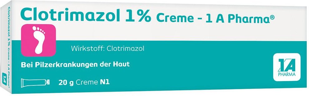 Clotrimazol 1% Creme 1A Phar
