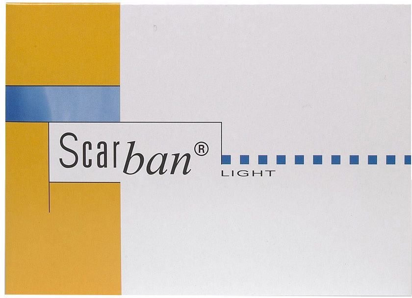 Scarban Light Silikonverband 5x7,5 cm 2 St Verband