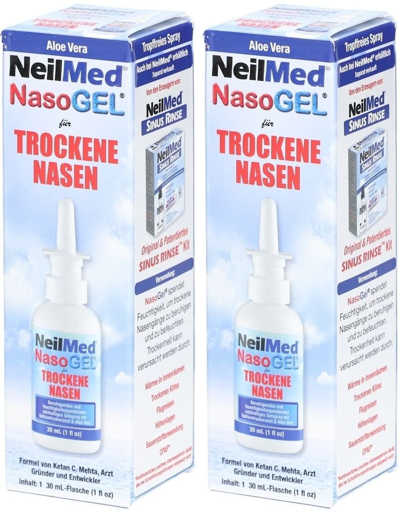 Neilmed NasoGel Spray 2x 2x30 ml Nasendosierspray