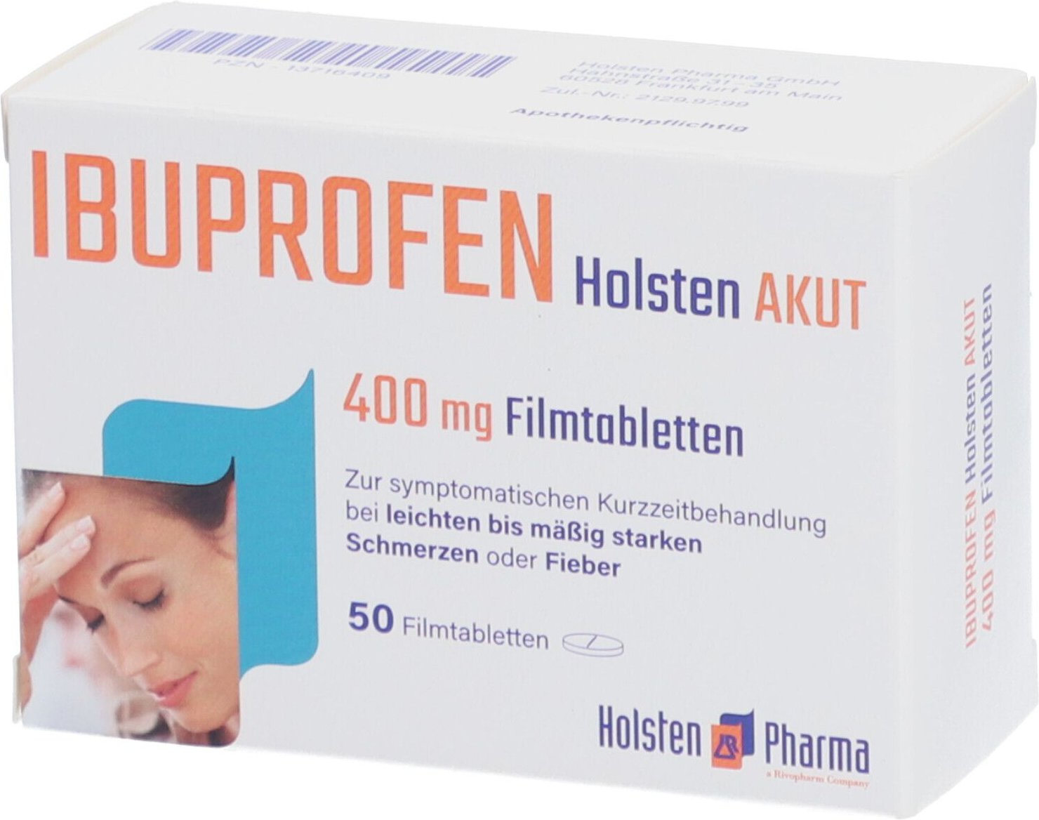 Ibuprofen Holsten akut 400 mg Filmtabletten