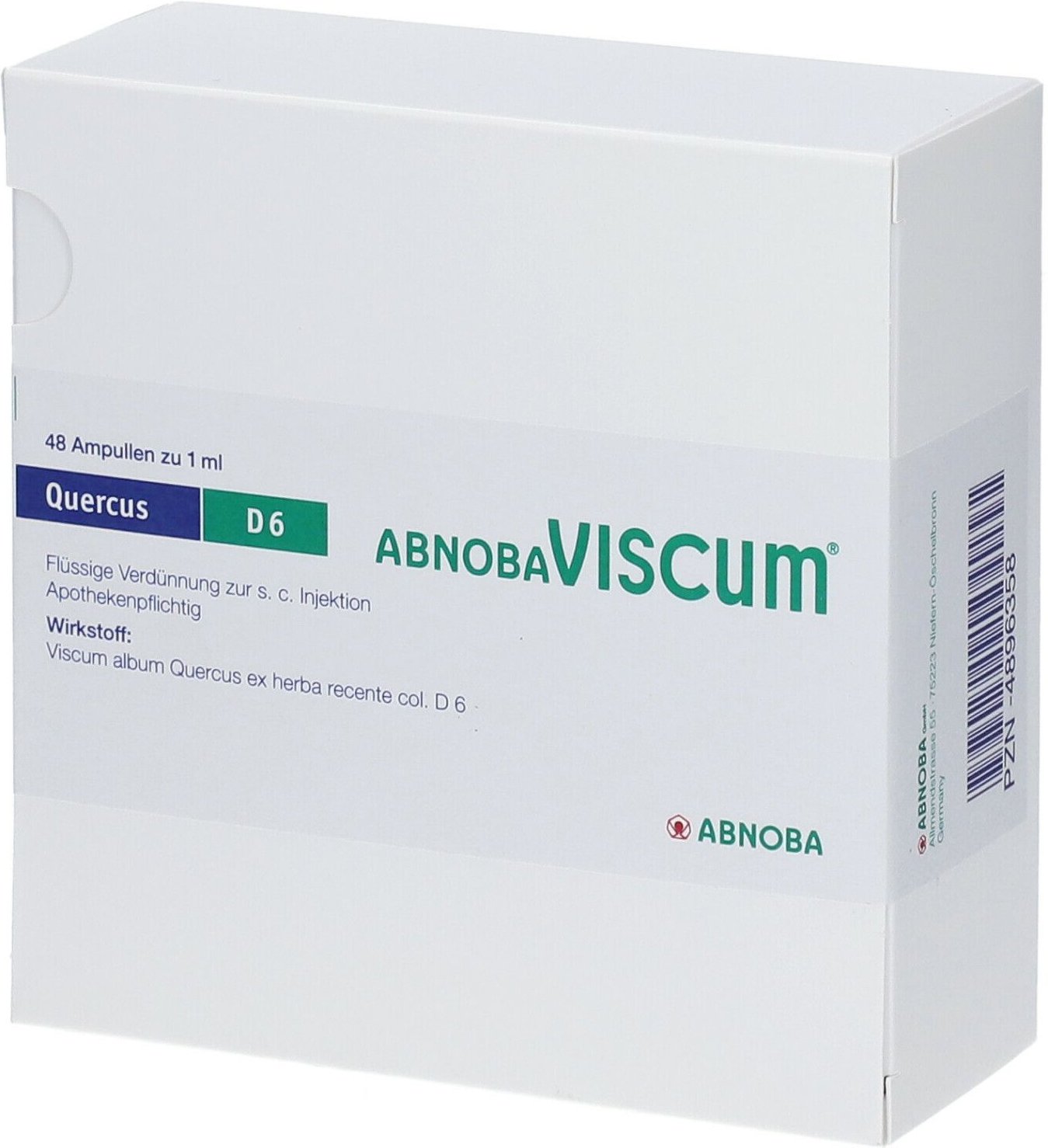 Abnobaviscum Quercus D 6 Ampullen 48 St