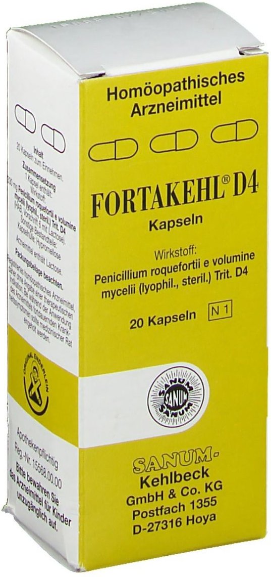 Fortakehl D 4 Kapseln 20 St
