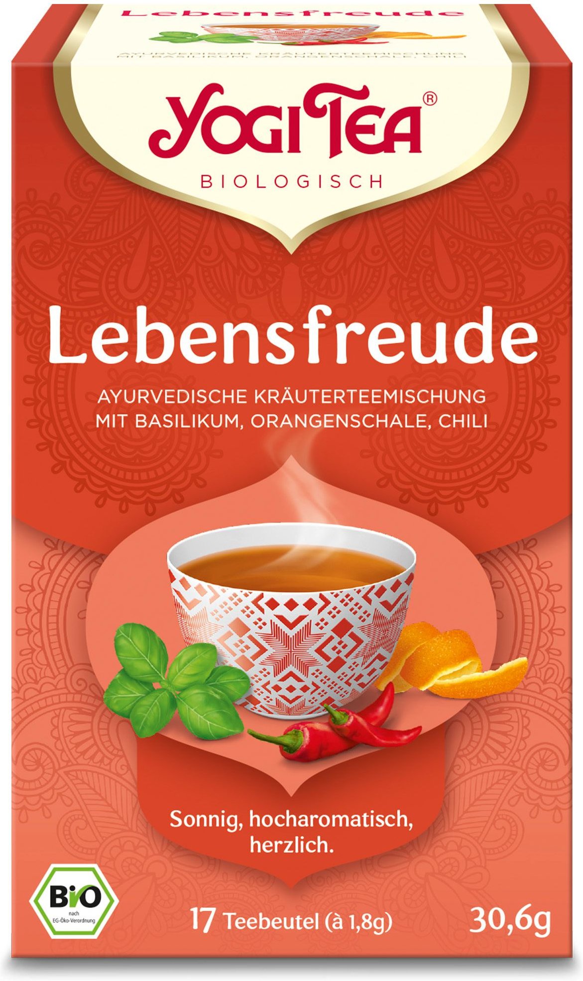 Yogi TEA Lebensfreude Bio Filterbeutel 17x1,8 g