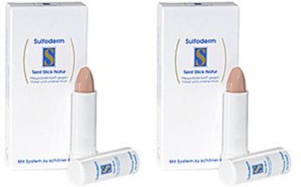 Sulfoderm S Teint Stick natur 2x 2x1 St Stifte