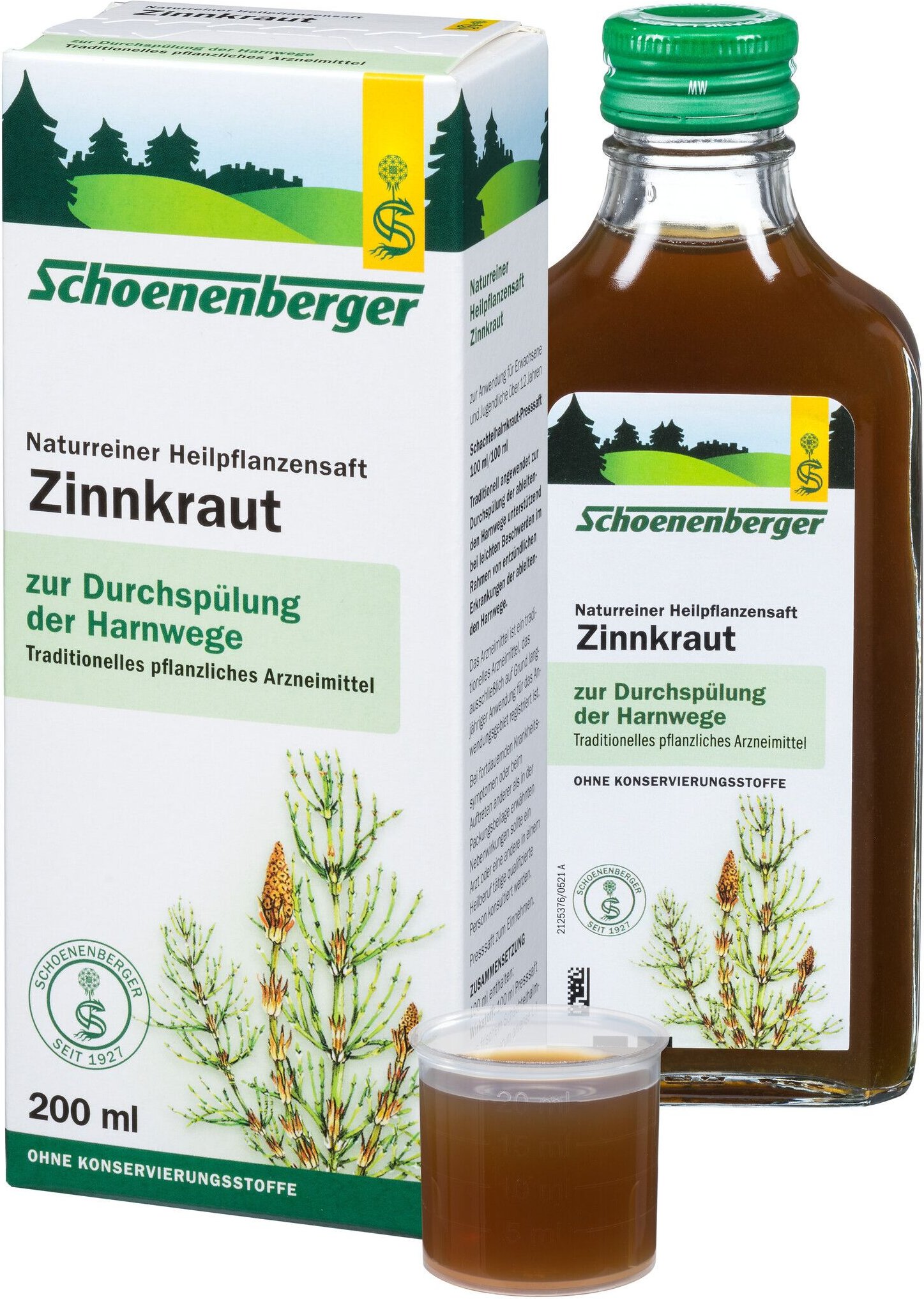 Zinnkraut Saft Schoenenberger