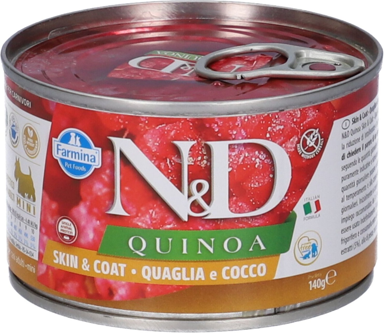 N&D DOG Quinoa S&C Qua&Coc140G 140 g Futter