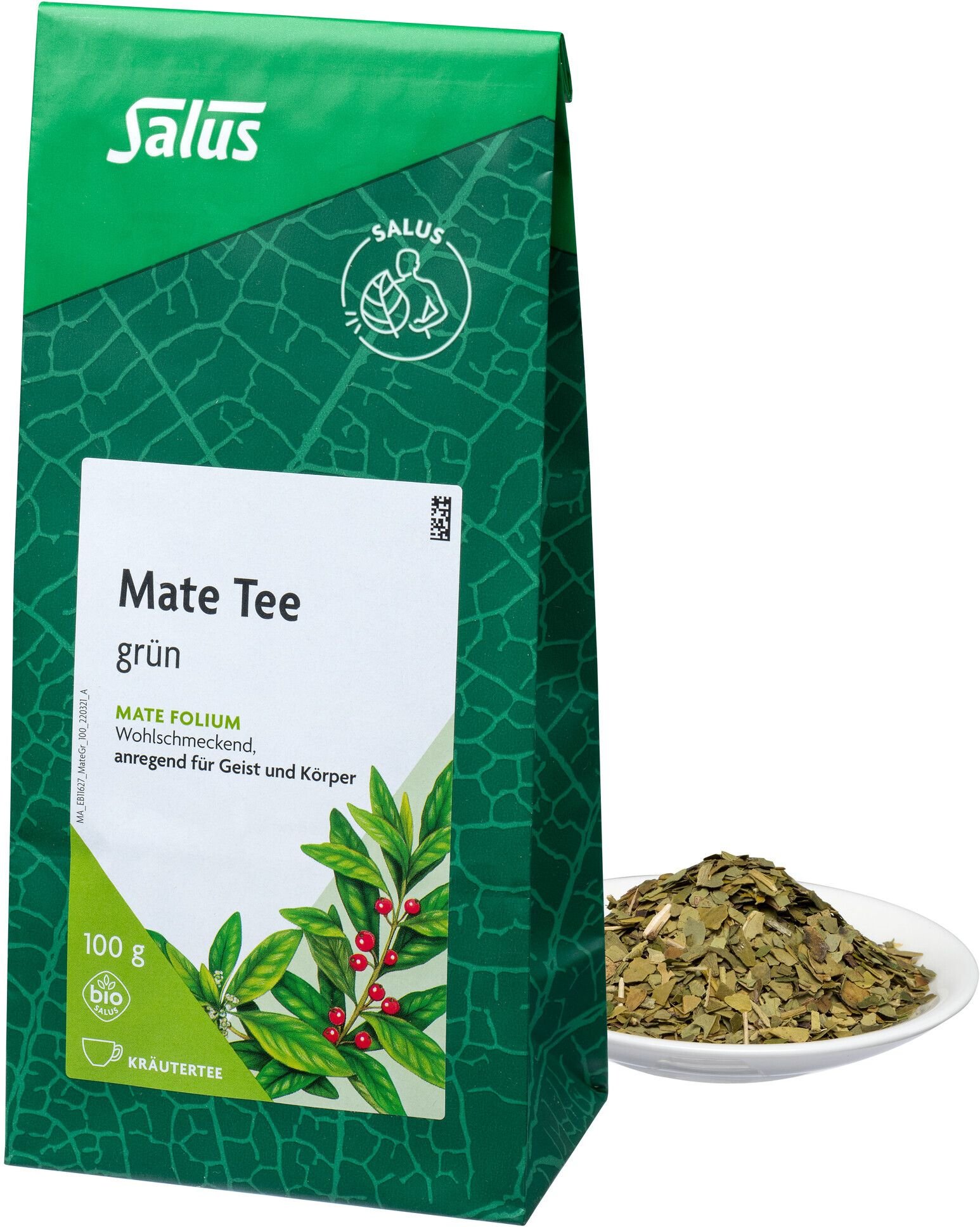 Mate Grün Kräutertee folium Bio Salus 100 g Tee