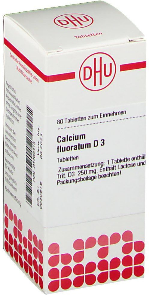 Calcium Fluoratum D 3 Tabletten 80 St