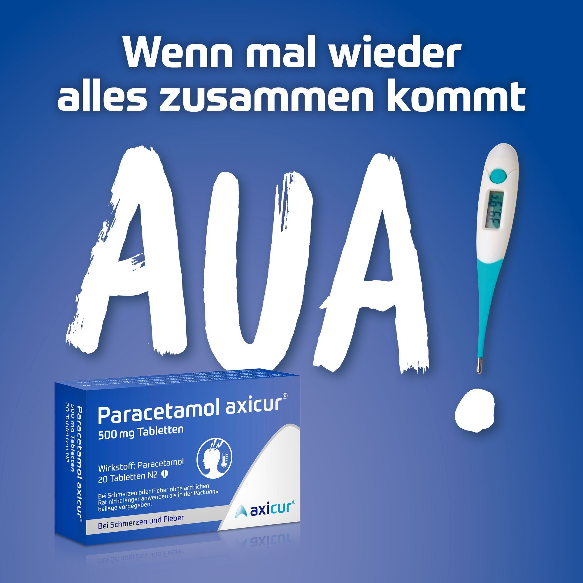 Paracetamol axicur 500 mg Tabletten