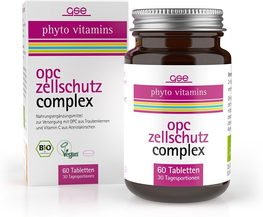 Thumbnail - GSE OPC Zellschutz Complex Bio Phyto Vitamins Tab. 60 St Tabletten