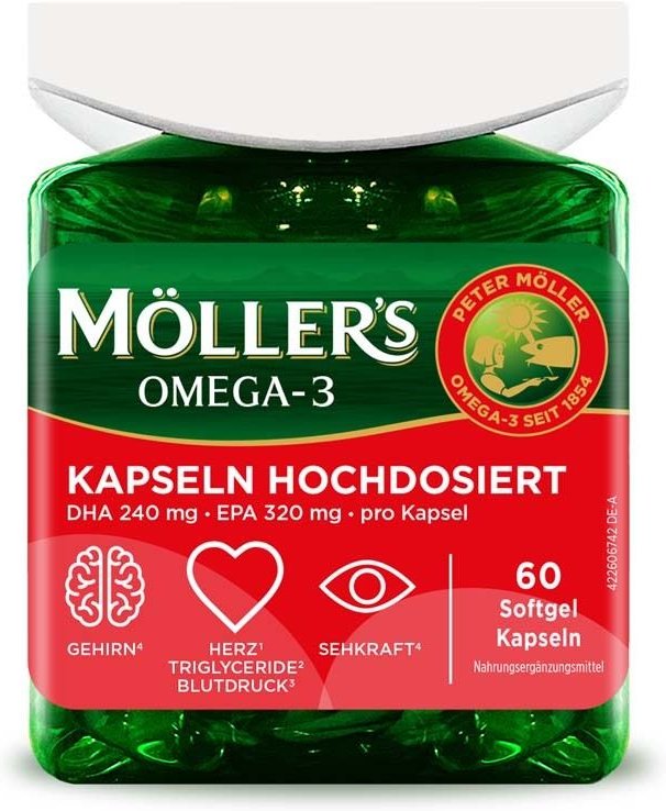 Möller`s Omega-3 Kapseln hochdosiert