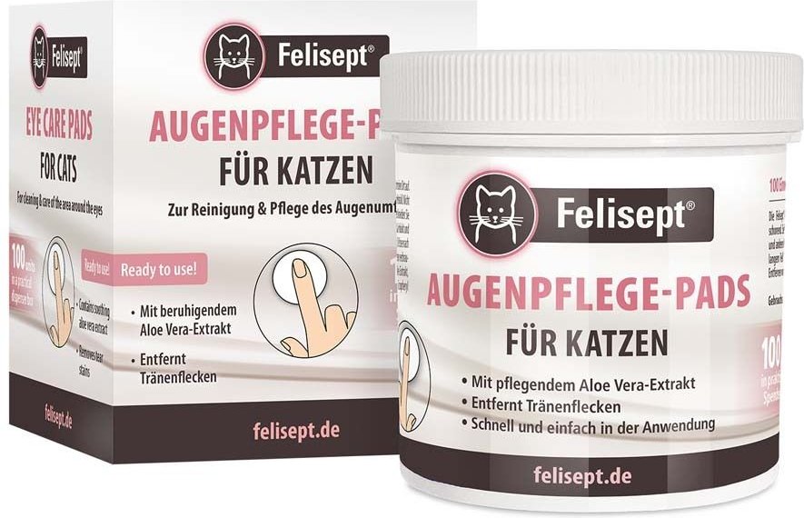 Felisept Augenpflege Pads f.Katzen 100 St