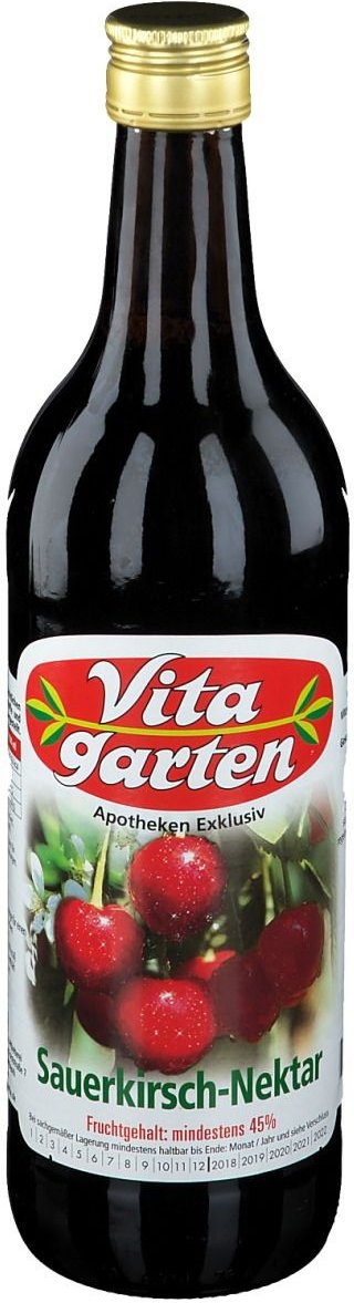 Vitagarten Sauerkirsch Nektar 750 ml Saft