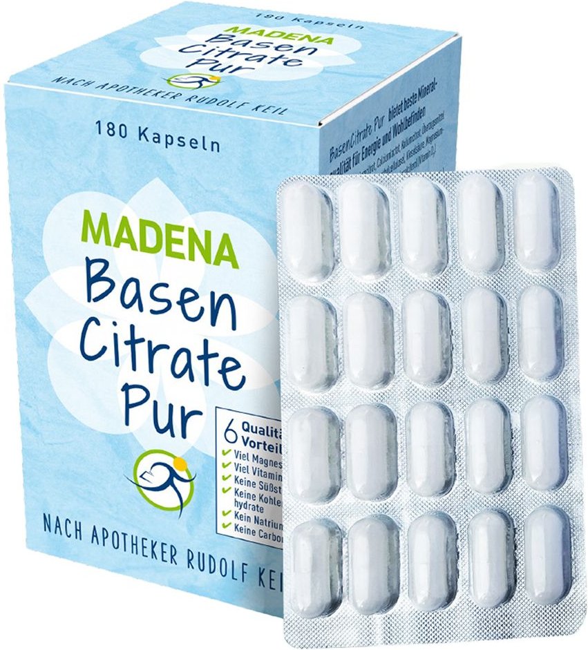 Basen Citrate Pur n.Apotheker Rudolf Keil Kapseln 180 St