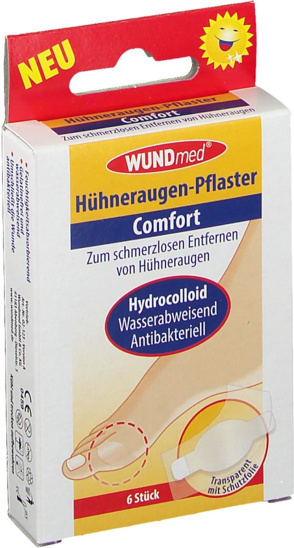 Thumbnail - Hühneraugenpflaster Comfort hydrocolloid 6 St Pflaster