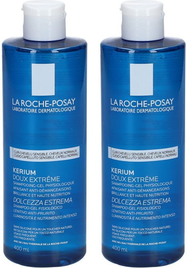 Thumbnail - Roche-Posay Kerium extrem mild Gelshampoo 2x400 ml Gel
