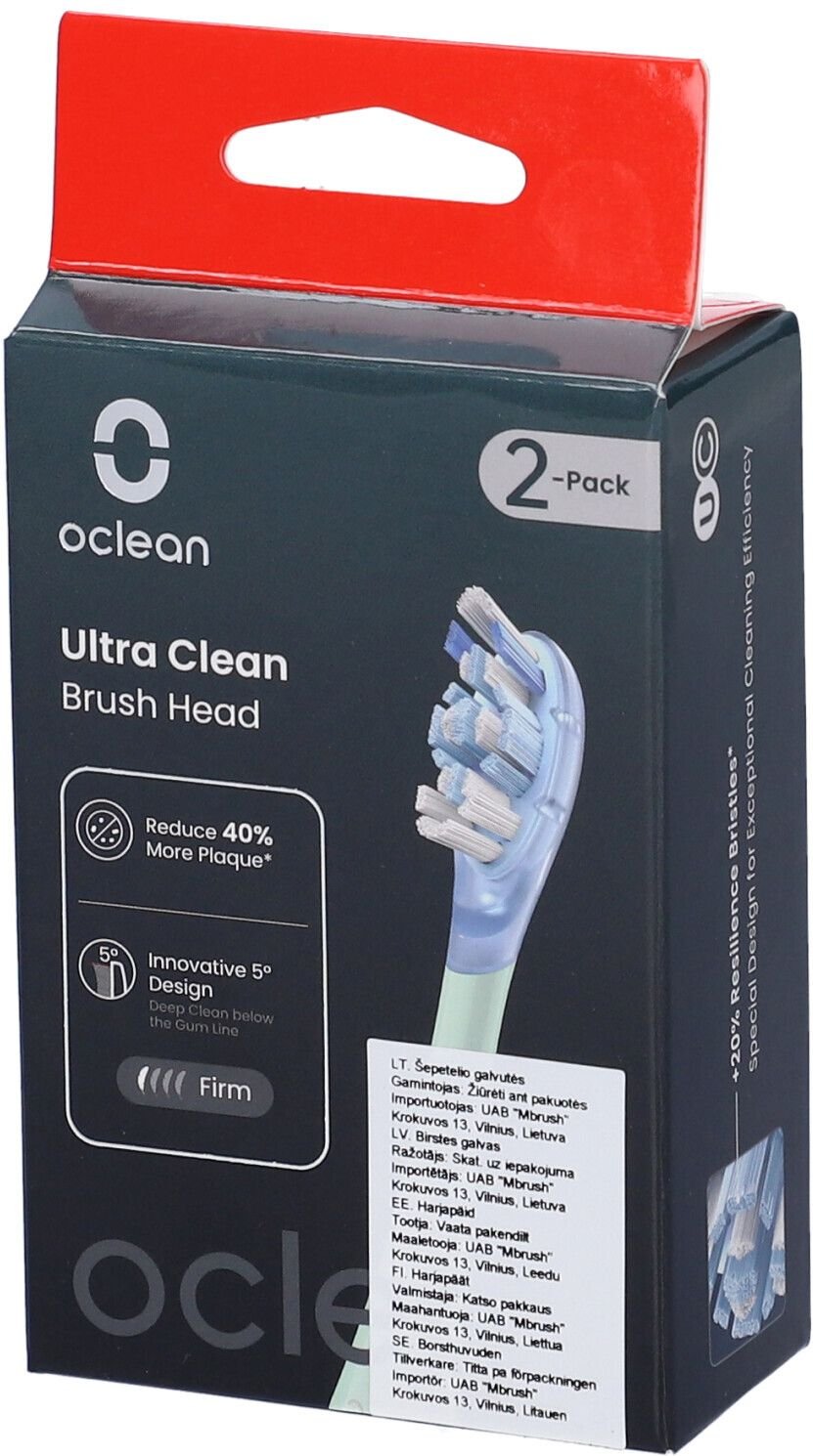 Ultra Clean Brush Head Green 1 St Zahnbürste