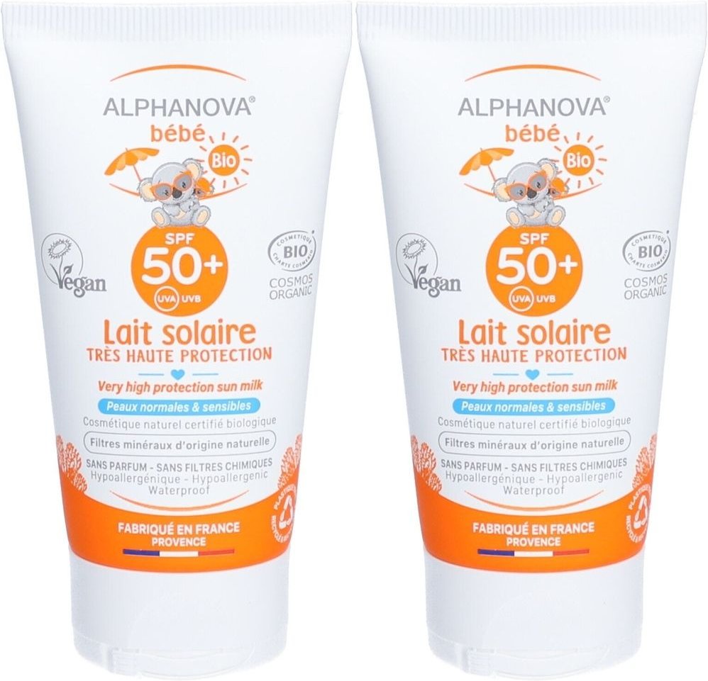 Alphanova BB Solair Spf50+ 50G x2 2x50 g Milch
