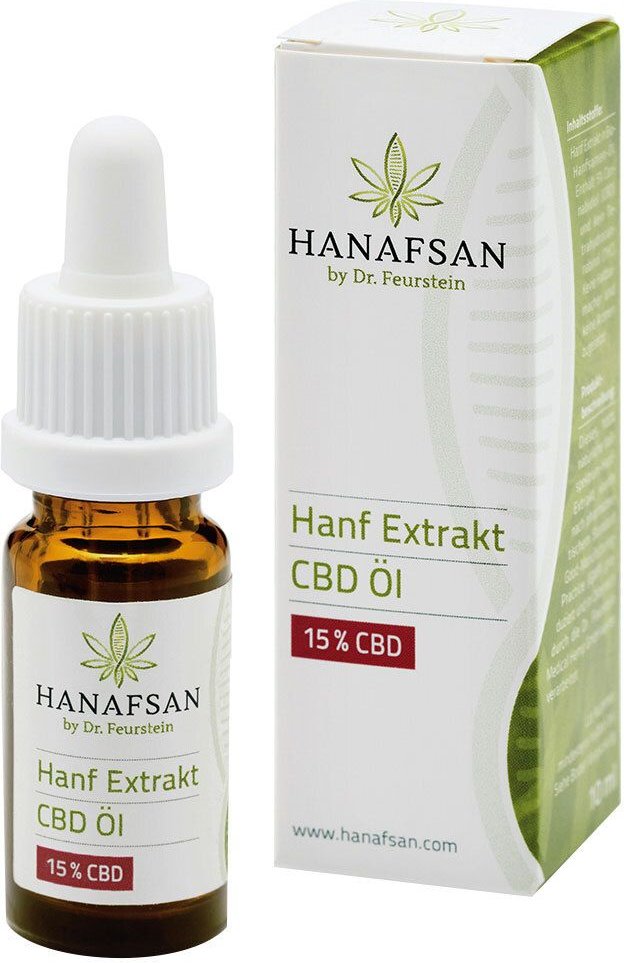 CBD OEL 15% Hanafsan 10 ml Tropfen zum Einnehmen