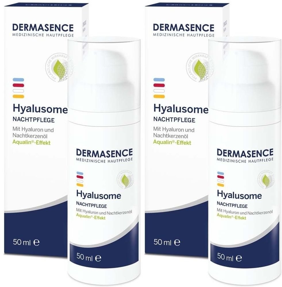 Dermasence Hyalusome Nachtpflege 2x 2x50 ml Nachtcreme