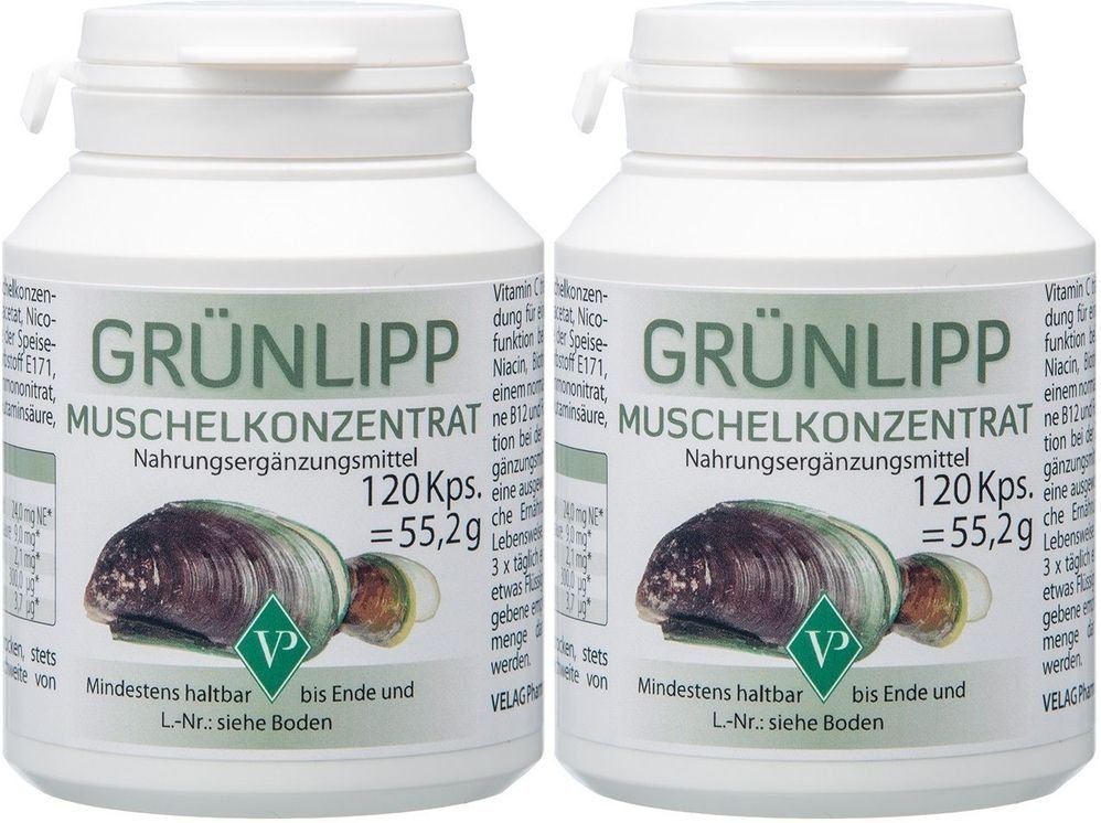 Grünlippmuschel Konzentrat Kapseln 2x 2x120 St