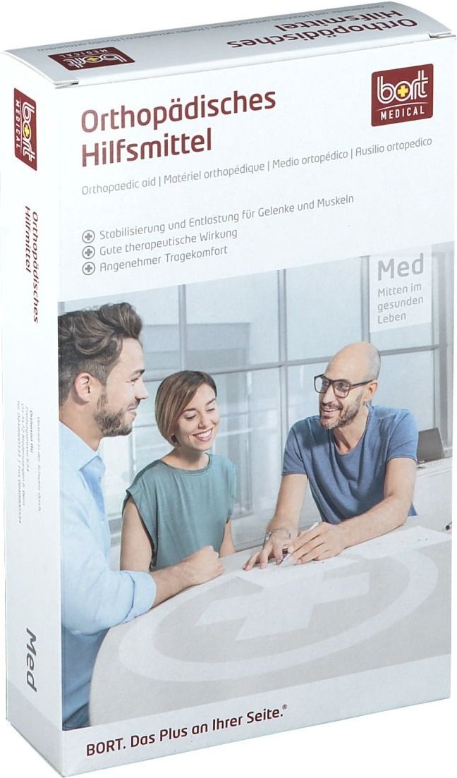 Bort Handgelenkstütze m.Daumenausspar.S blau 1 St Bandage(s)