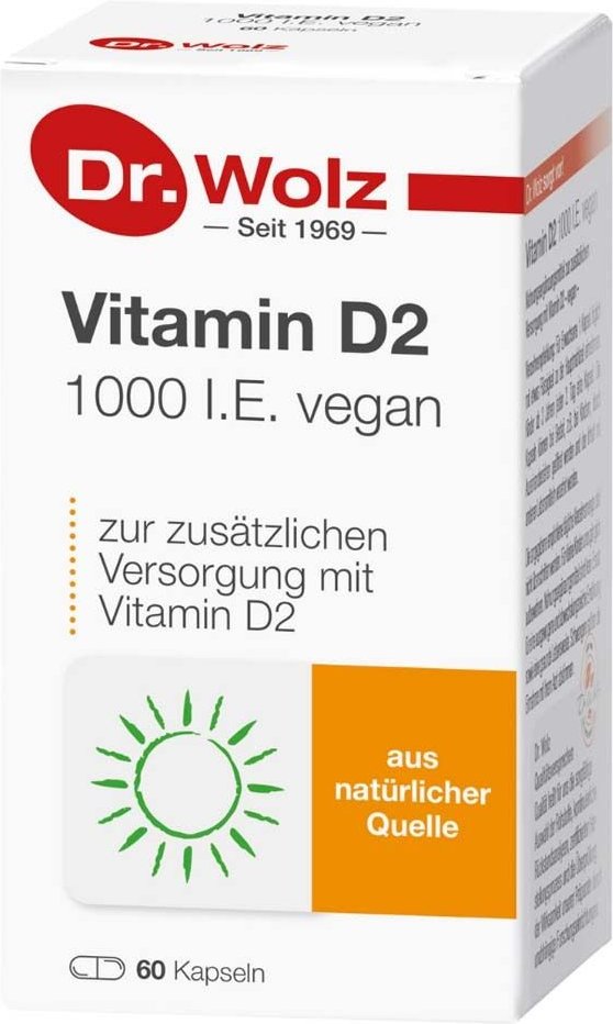 Vitamin D2 1000 I.E. vegan Kapseln
