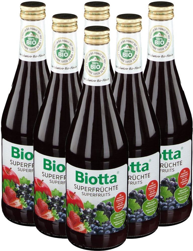 Biotta Bio Superfrüchte, Saft 6x500 ml