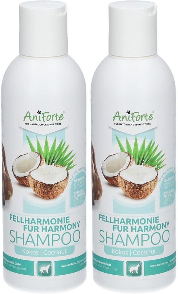 AniForte Fellharmonie Shampoo Kokos 200 ml x2 2x200