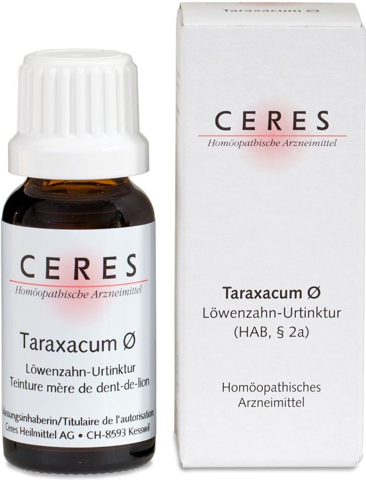 Ceres Taraxacum Urtinktur 20 ml Tropfen