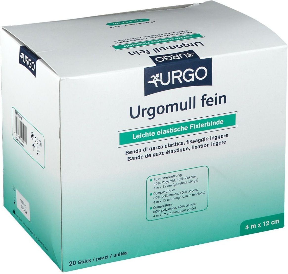 Urgomull fein 12 cmx4 m 20 St Binden