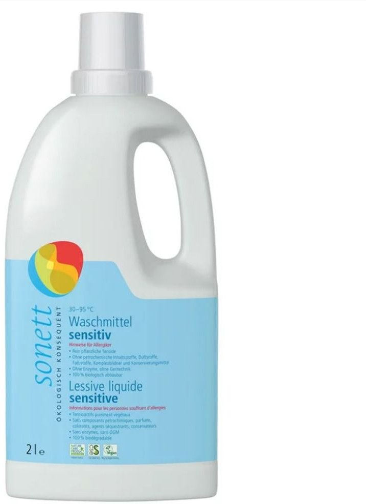 Sonett Waschmittel sensitiv 30°-95°C (neu) 2 lt l Flüssigkeit