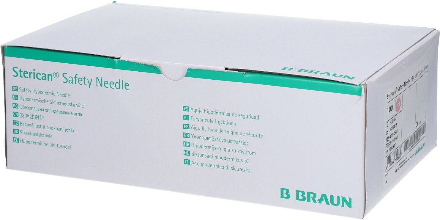 Sterican Safety Kanülen 18 Gx1 1/2 1,2x40 mm EU 100 St Kanüle
