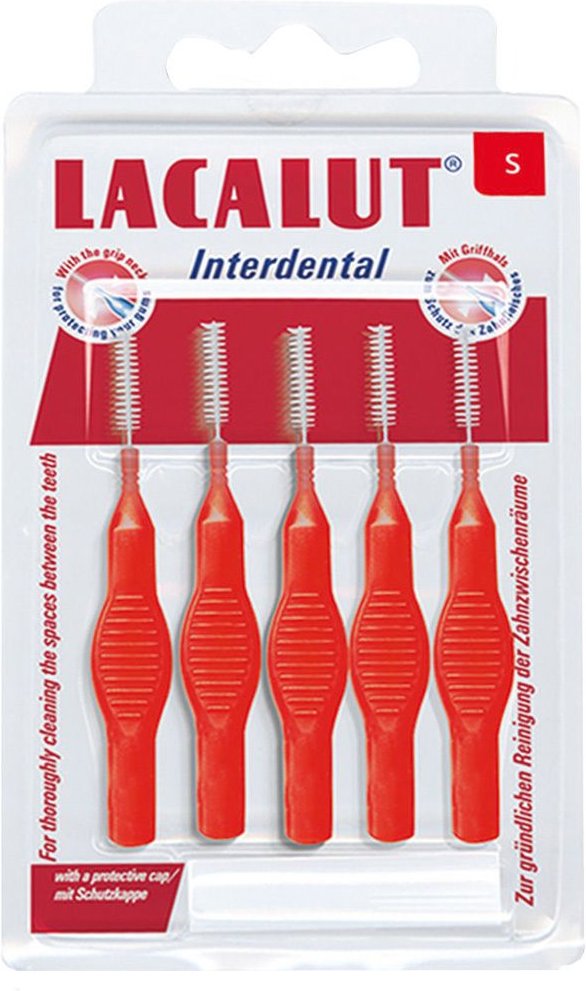 Lacalut Interdental S Bürstendrm.2,4 mm 5 St Zahnbürste