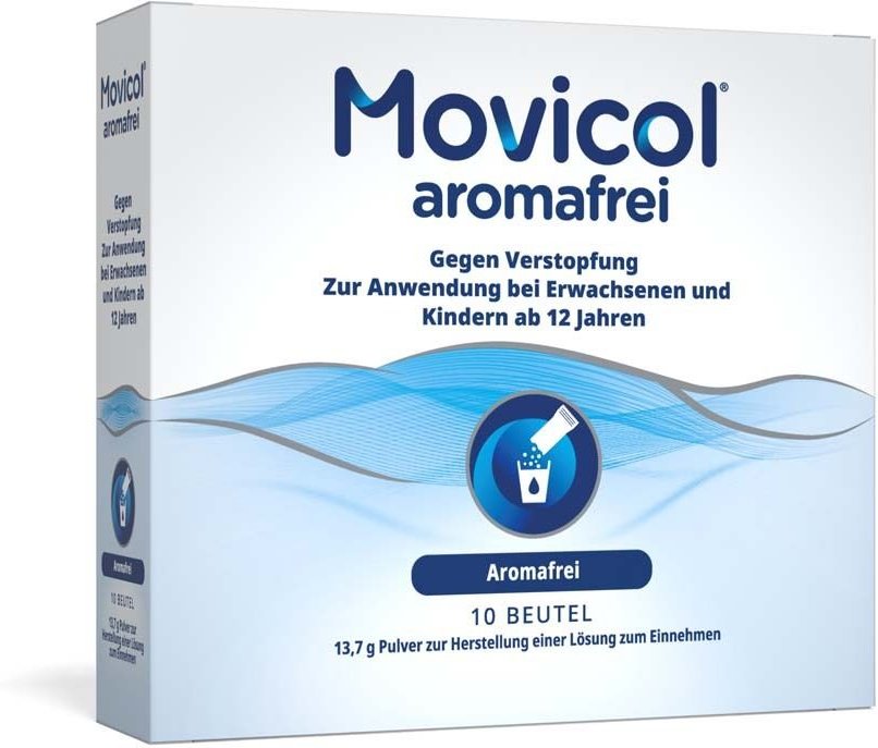 Movicol aromafrei Plv.z.Her.e.Lsg.z.Einnehmen MP 10 St Pulver zur Herstellung einer Lösung zum Einnehmen