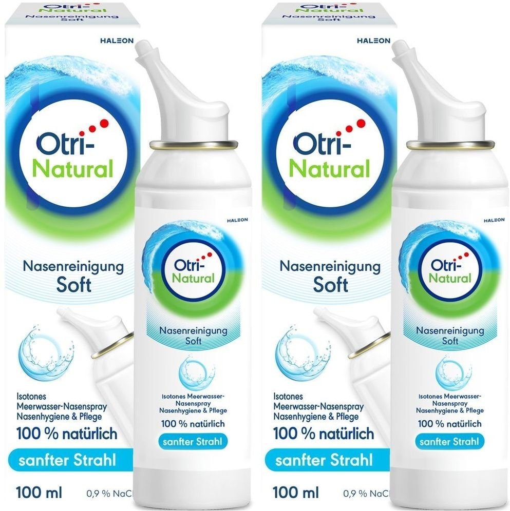 Otrinatural Nasenreinigung soft 2x 2x100 ml Nasenspray