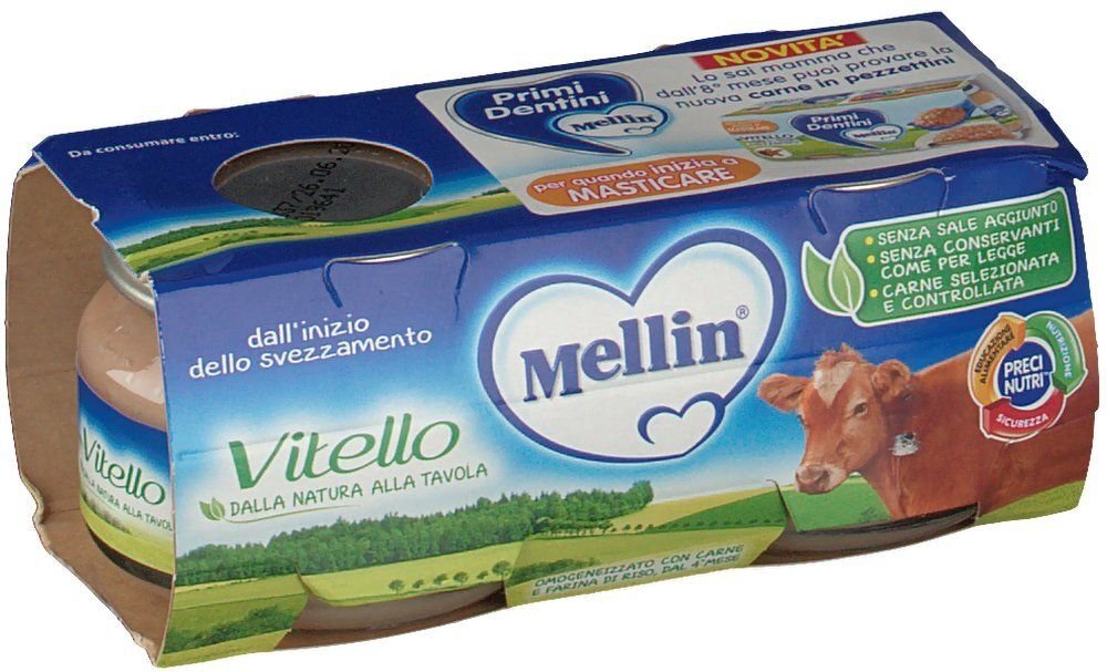 Mellin Omog Vitello 2X80G 2x80 g Brei