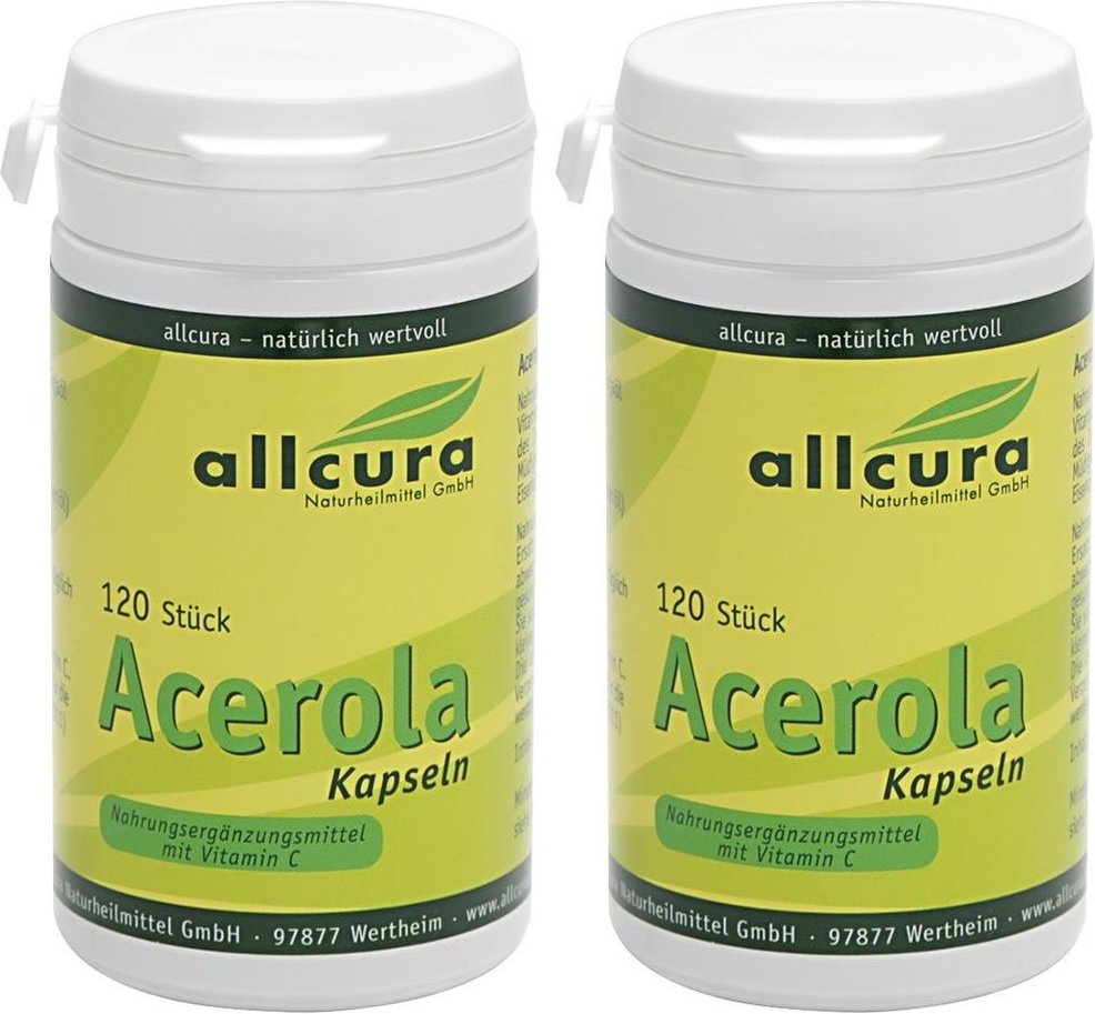 Acerola Kapseln natürl.Vitamin C 2x 2x120 St