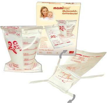 Mamivac Gefrierbeutel für Muttermilch 20 St Beutel