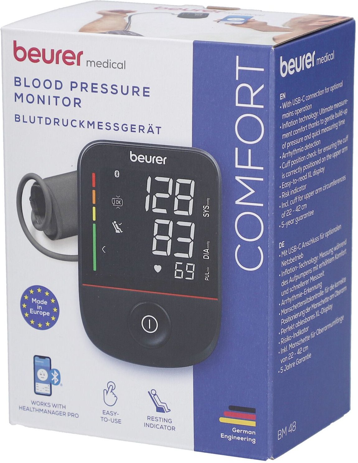 Beurer Blutdruckmessgerät Oberarm BM 48 1 St Gerät