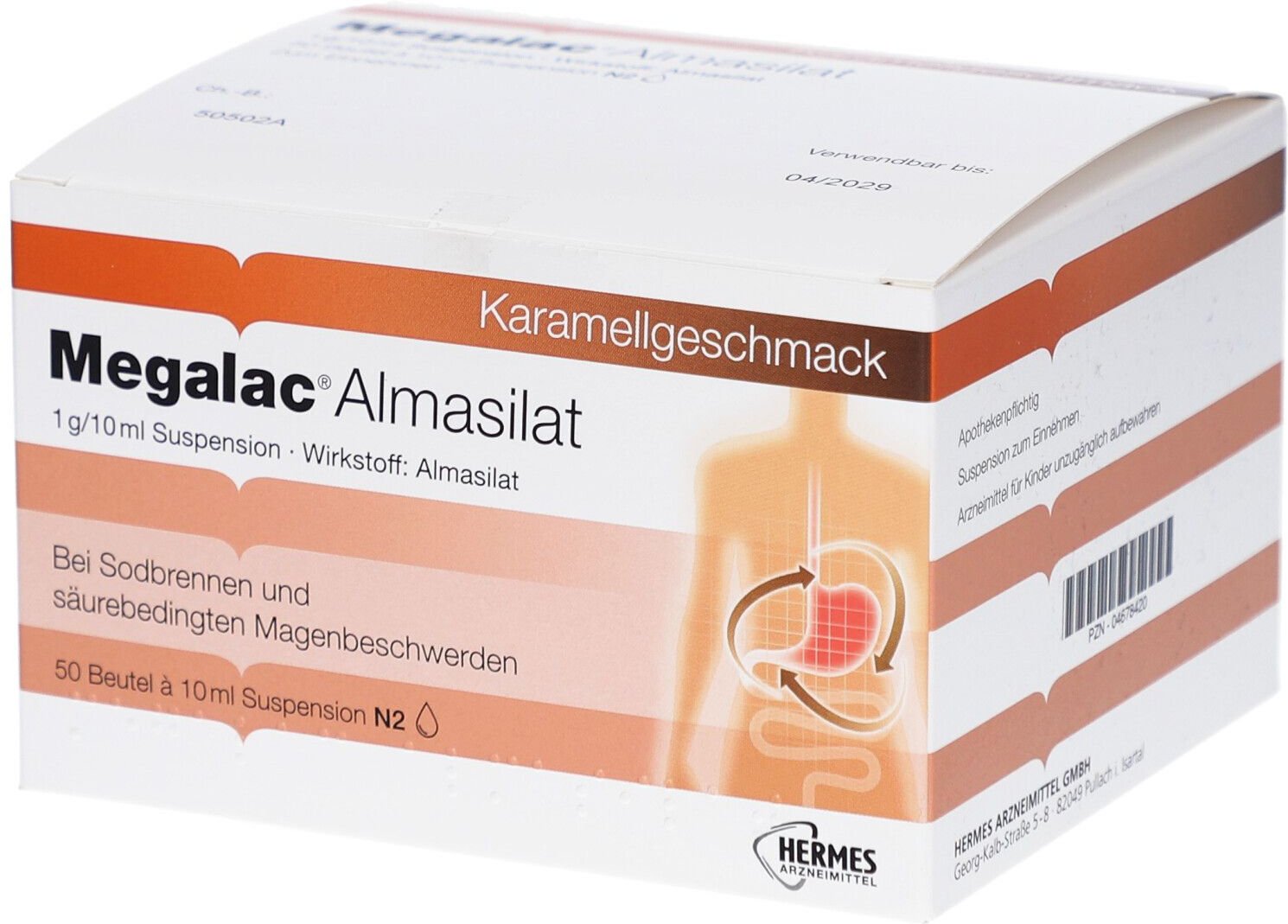 Megalac Almasilat Suspension 50x10 ml