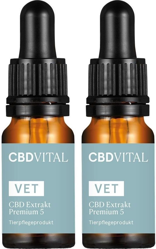 VET CBD ExT PR 5% VIT x2 2x10 ml Tropfen