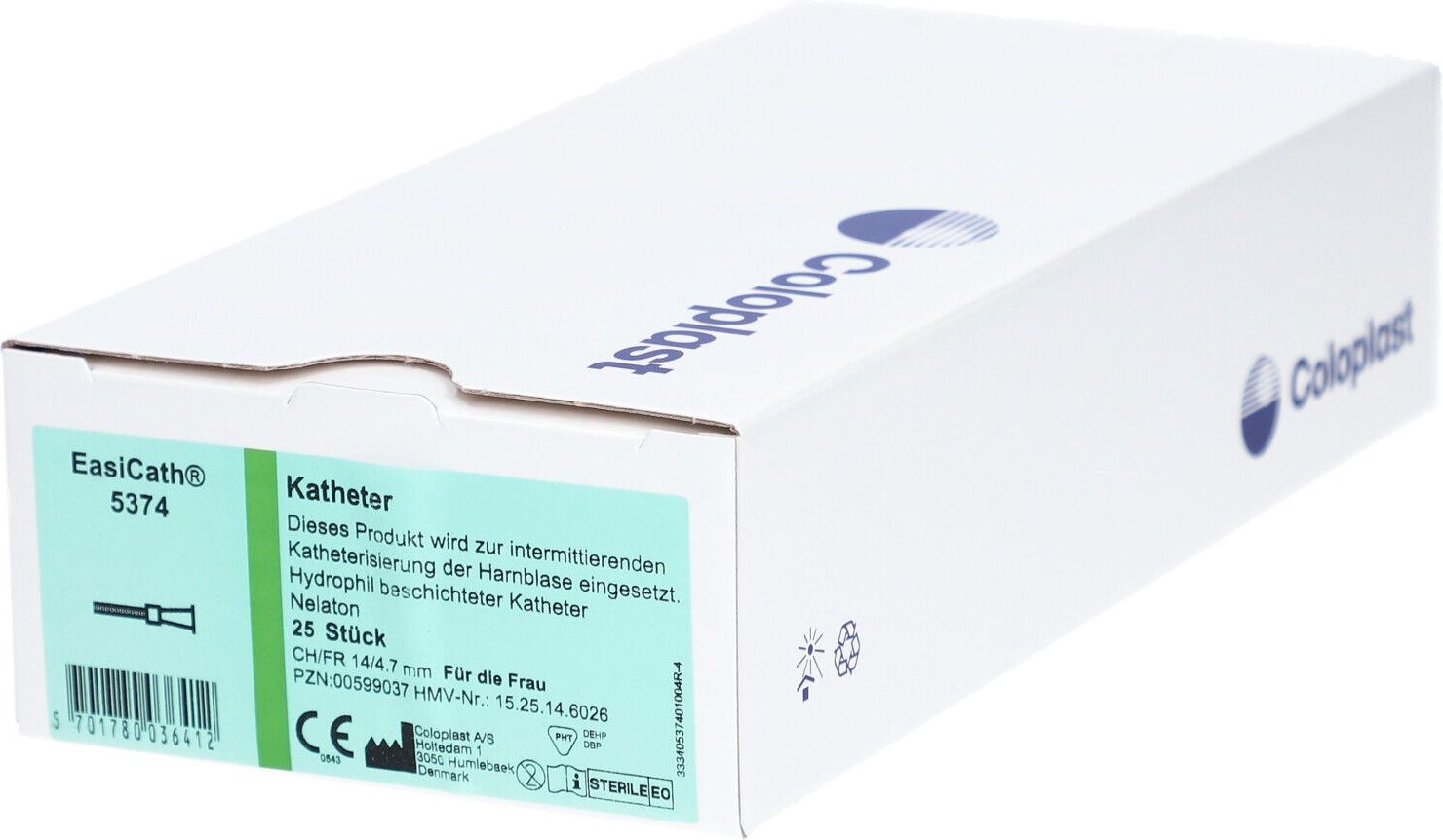 Easicath Einmalkath.Nelaton Frau Ch 14 5374 25 St Katheter