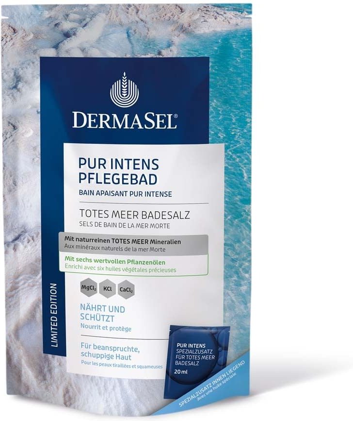 Dermasel Totes Meer PUR Intens Pflegebad 400g+20ml 1 St Bad