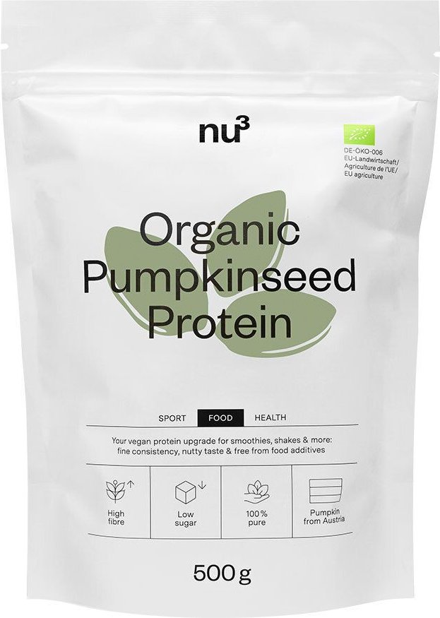 nu3 Bio Kürbiskernprotein 500 g Puder