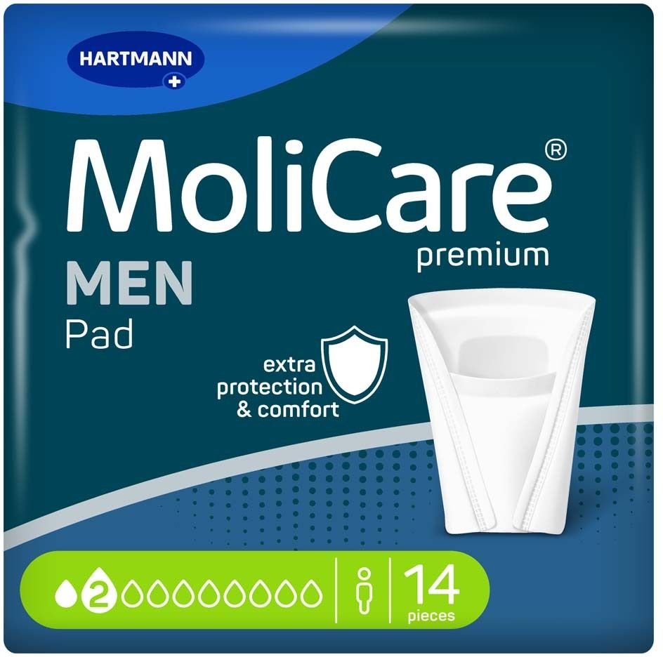 Molicare Premium MEN Pad 2 Tropfen 14 St Einlagen